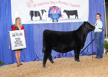 Owned Reserve Senior Heifer Calf Champion