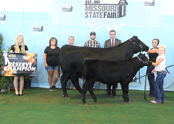 Reserve Grand Champion Cow-calf Pair