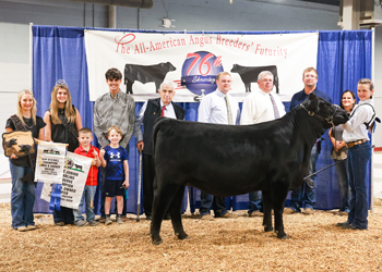 Fifth Overall Bred-and-owned Champion Female