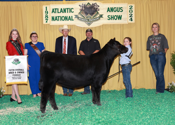 Fifth Overall Bred-and-owned Champion Female